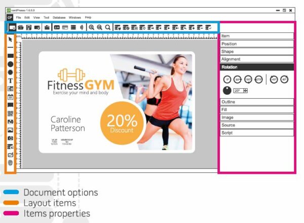 CardPresso Software, Kort design & produktionssoftware