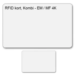 em mifare 4k rfid kort